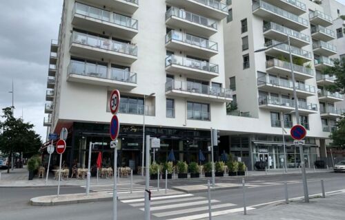 Parking Boulogne, quartier de La Seine Musicale, Trapèze
