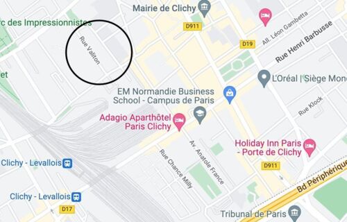 Clichy Levallois, Proche de la gare de Train L, M13 et M14