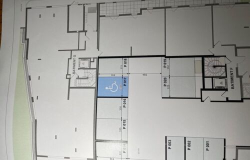 Location 3 places privées - Centre Drap 0340