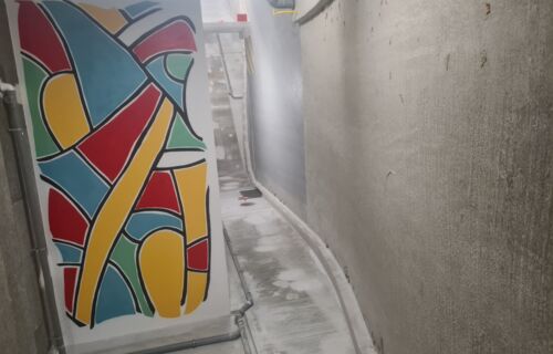 Parking près du métro les Agnettes