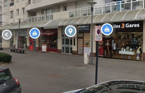 Place de parking au pied de la gare de Cergy le haut