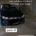 Parking 2 places 18 eme arrondissement